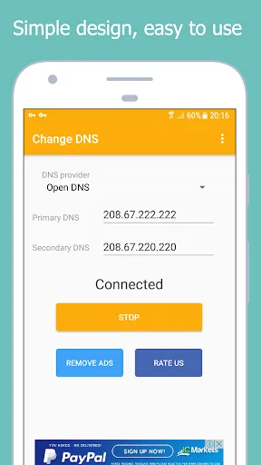 Скриншот 4 — Изменение DNS (5G / Wifi)