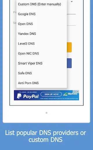 Скриншот 5 — Изменение DNS (5G / Wifi)