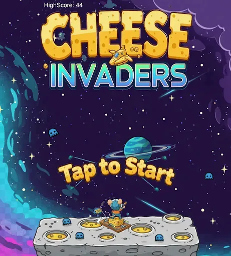 Скриншот 3 — Cheese Invaders
