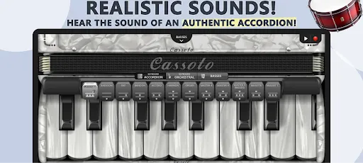 Скриншот 1 — Accordion Piano Cassoto Game