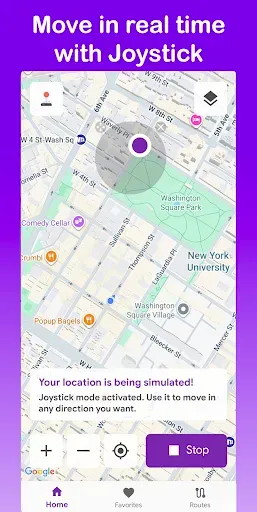 Скриншот 2 — Fake GPS Go Pro Location Spoof