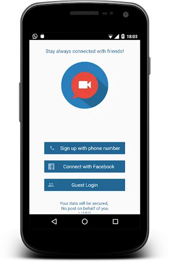 Скриншот 1 — AW - video calls and chat
