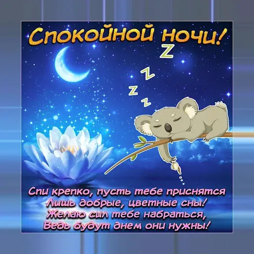 Скриншот 2 — Спокойной ночи и Cладких снов