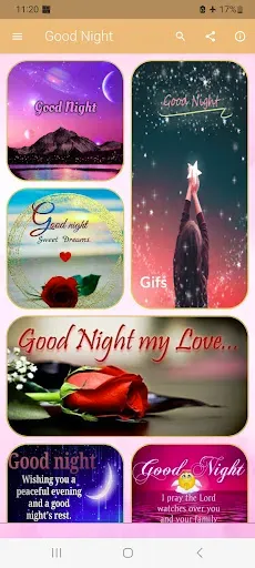 Скриншот 1 — Good Night Images