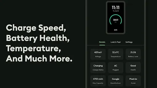 Скриншот 3 — AmpereFlow: Battery Speed, AOD