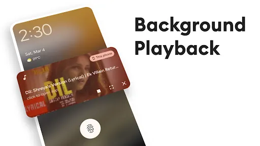 Скриншот 4 — Playback: background play