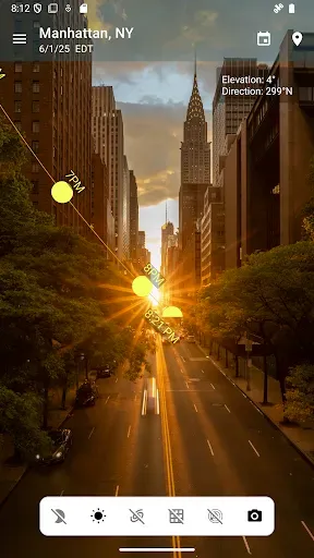 Скриншот 1 — Sun Position: Sunrise & Sunset