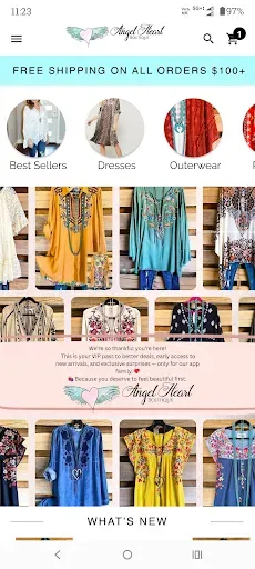 Скриншот 1 — Angel Heart Boutique