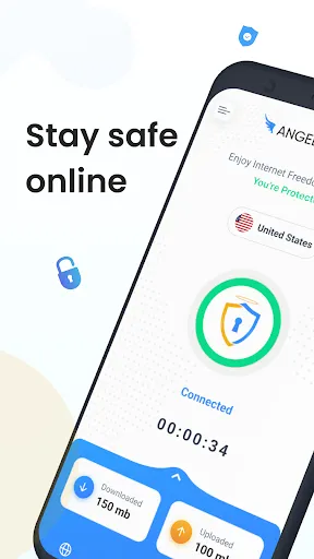 Скриншот 3 — AngelVPN - Fast & Reliable VPN