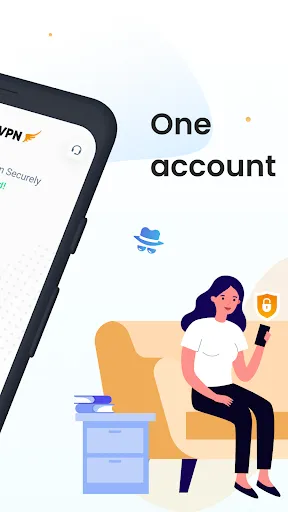 Скриншот 4 — AngelVPN - Fast & Reliable VPN