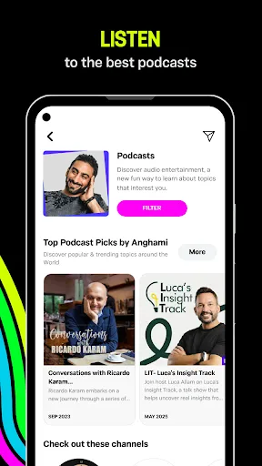 Скриншот 7 — Anghami: Play music & Podcasts
