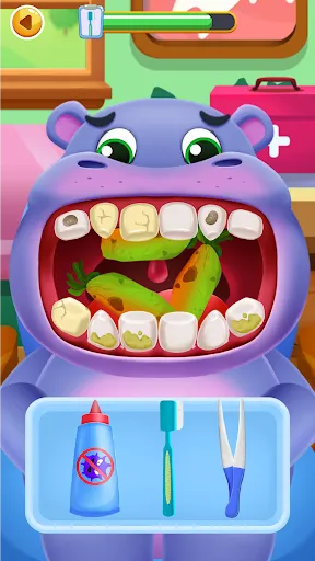 Скриншот 1 — Happy Zoo Dentist: Dental Care