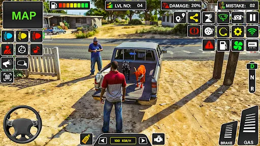 Скриншот 3 — Farm Animal Mini Truck Game