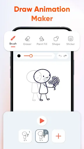 Скриншот 1 — Draw Animation: Draw Cartoons