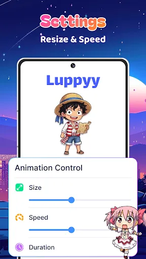Скриншот 4 — Live Anime Shimeji Screen Pets