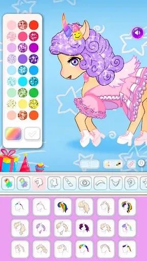 Скриншот 8 — Единороги Чиби: Игры Одевалки