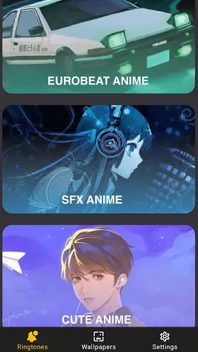 Скриншот 2 — Anime Ringtone - Notification