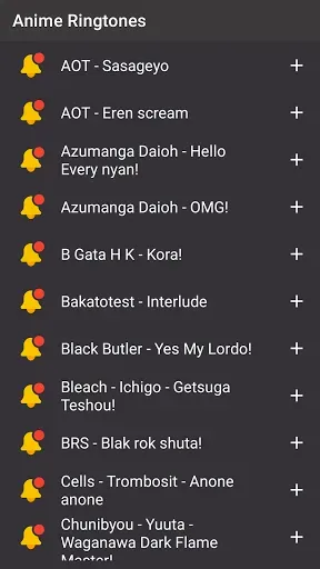Скриншот 4 — Anime Ringtone - Notification