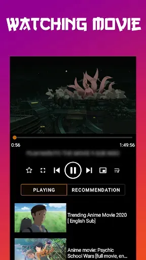 Скриншот 2 — Anime tv - Anime Watching App