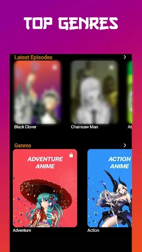 Скриншот 3 — Anime tv - Anime Watching App