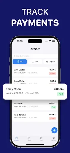 Скриншот 3 — Invoice Maker & Receipt Maker