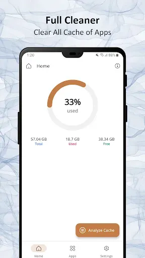 Скриншот 1 — Full Cleaner: clear cache