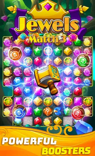 Скриншот 3 — Jewels Classic Match 3 Legends