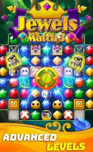 Скриншот 4 — Jewels Classic Match 3 Legends