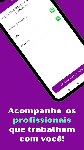 Скриншот 2 — Agenda da Beleza Profissionais