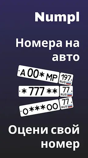 Скриншот 1 — Numpl: номера на авто