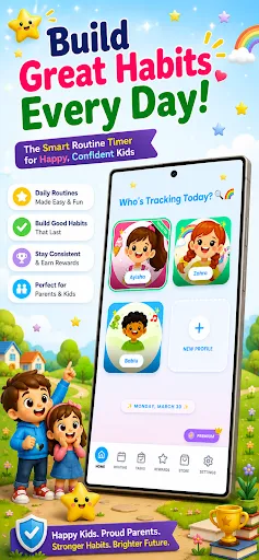 Скриншот 1 — LittleWins: Kids Routine Timer