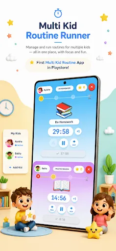 Скриншот 2 — LittleWins: Kids Routine Timer