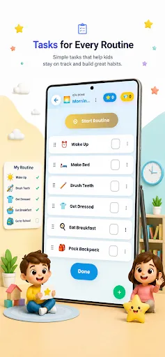 Скриншот 4 — LittleWins: Kids Routine Timer