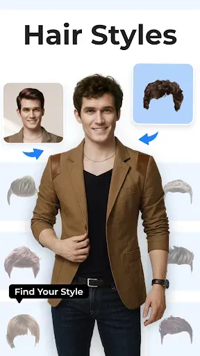 Скриншот 3 — Smarty Men Suit Photo Editor