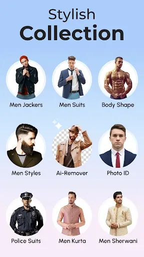Скриншот 6 — Smarty Men Suit Photo Editor