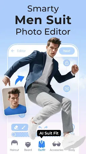 Скриншот 7 — Smarty Men Suit Photo Editor