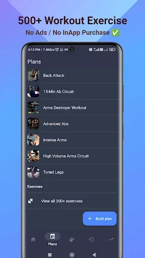 Скриншот 2 — Fit Workout Pro - AI Trainer