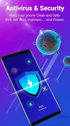 Скриншот 1 — Antivirus& Virus Cleaner, Lock