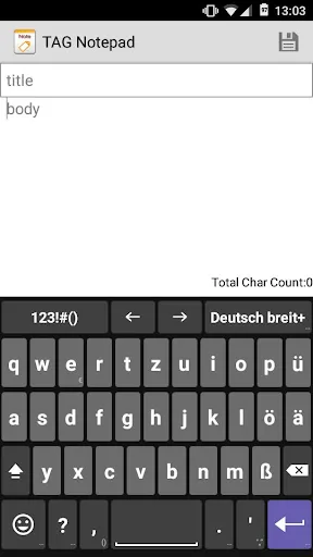 Скриншот 2 — German for AnySoftKeyboard