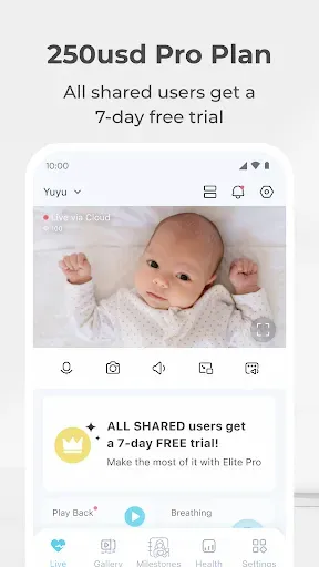 Скриншот 2 — Lollipop - Smart baby monitor