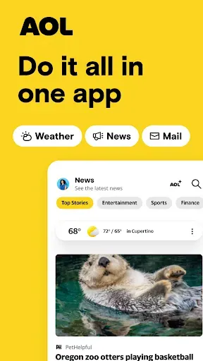 Скриншот 1 — AOL: Email News Weather