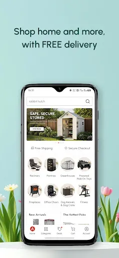Скриншот 1 — Aosom: Home Furniture Shop