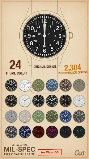 Скриншот 3 — Military Spec Field Watch Face