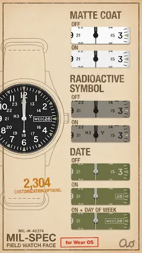 Скриншот 4 — Military Spec Field Watch Face