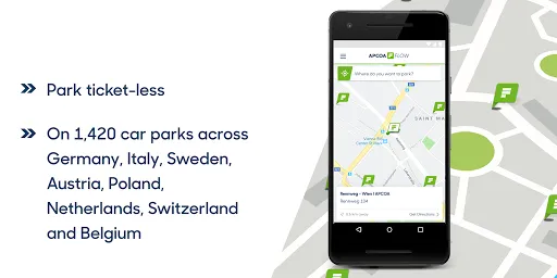 Скриншот 1 — APCOA FLOW | Mobile Parking