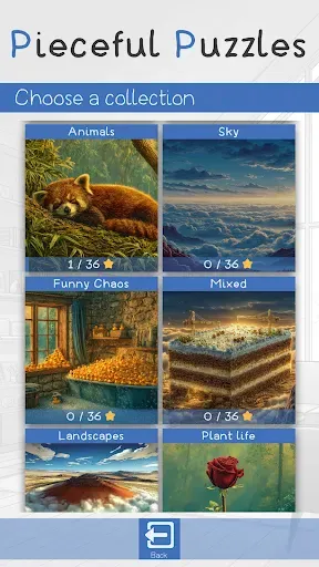 Скриншот 2 — Pieceful Puzzles: Calm Jigsaw