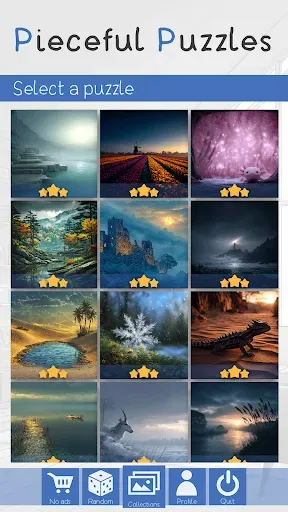 Скриншот 6 — Pieceful Puzzles: Calm Jigsaw