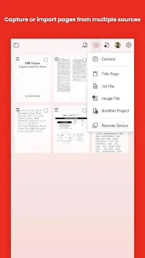 Скриншот 2 — Сканер PDF-документов
