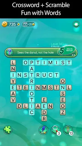 Скриншот 1 — sQworble : Crossword Scramble