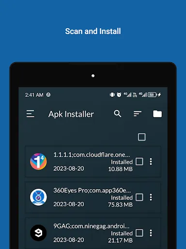 Скриншот 5 — Apk Installer/Manager